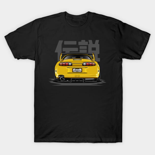 The Legend Supra MK-4 (Yellow Banana) T-Shirt by Jiooji Project